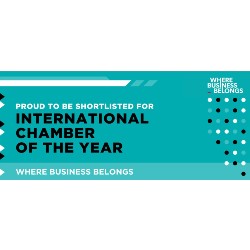 We are delighted to share that we have been shortlisted for “International Chamber of the Year” for 2023 in the British Chambers of Commerce Awards!